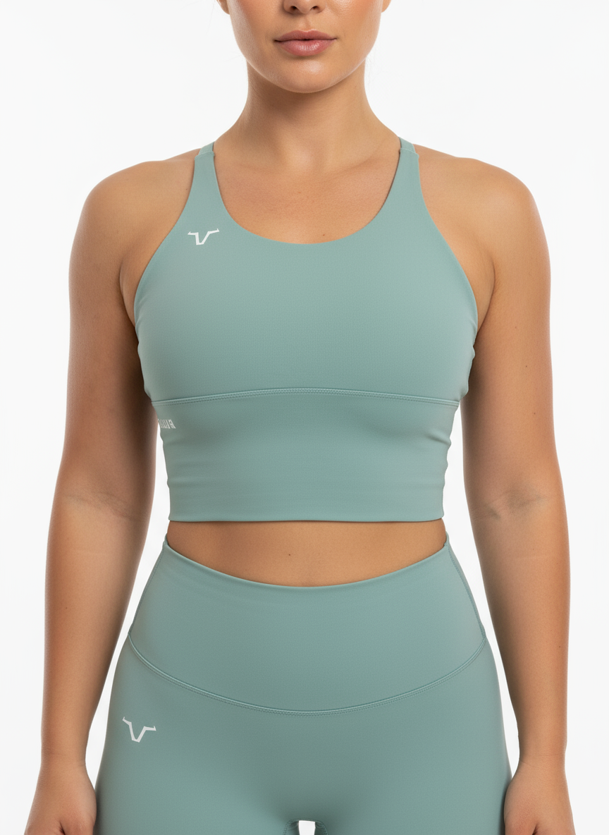Vital Seamless Set – Sports Bra & High-Waist Leggings (Teal)
