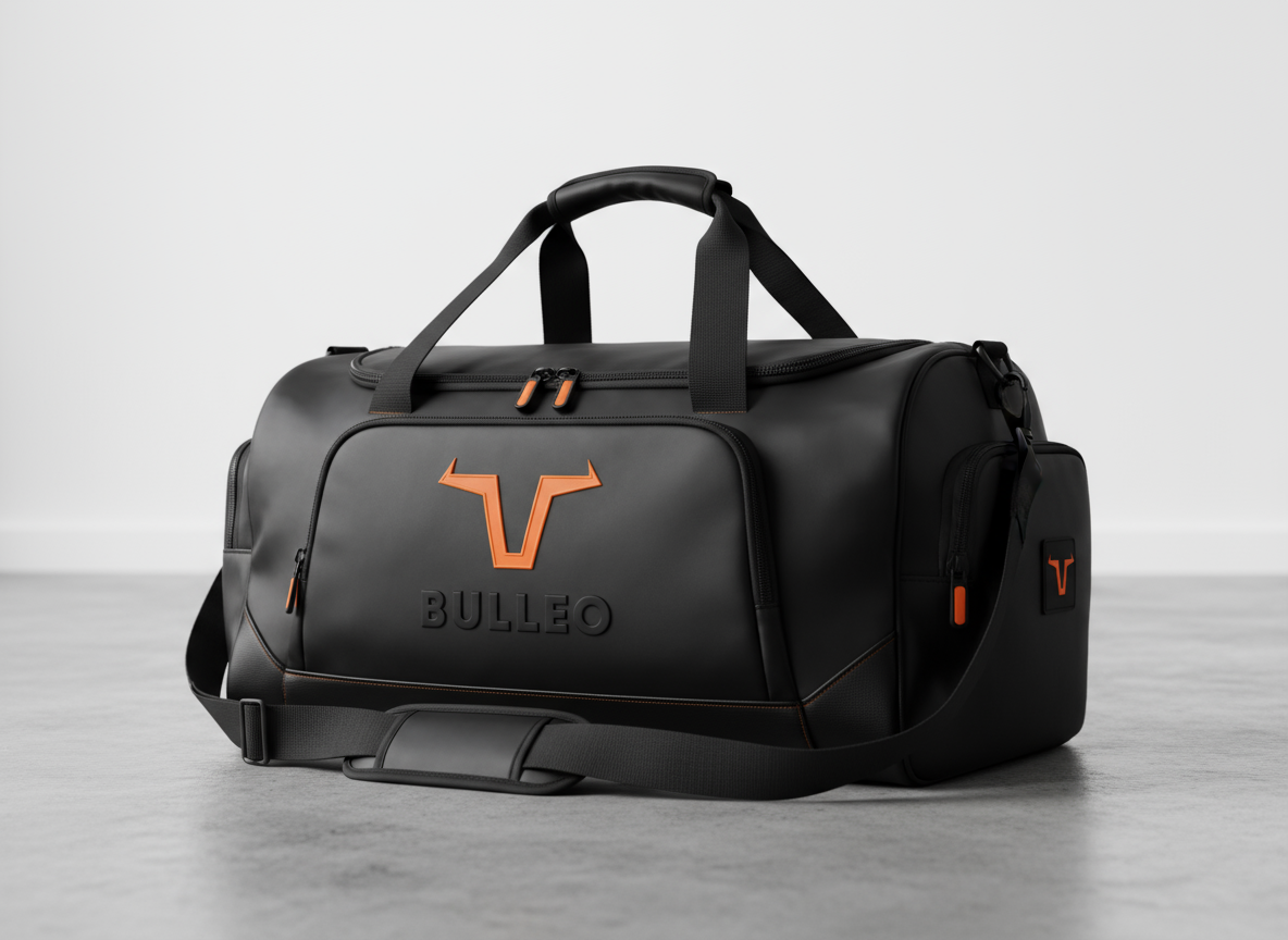 Pro Duffel Bag – Black/Orange