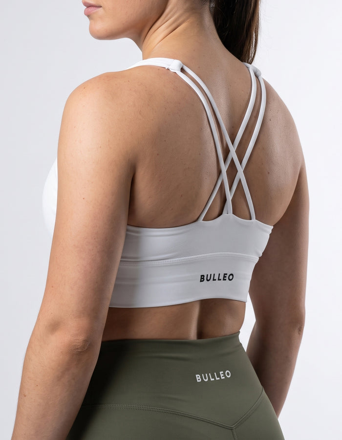 Pearl Hold Bra - White