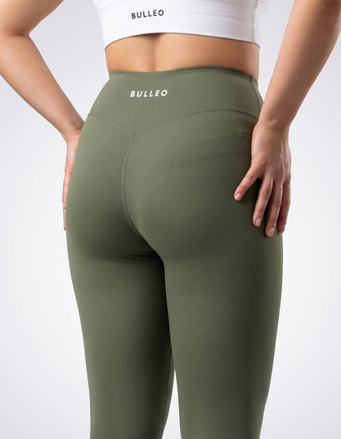 Dusk Sculpt Leggings - Forest Green