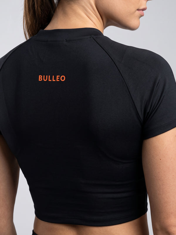 Strike Crop Top - Black