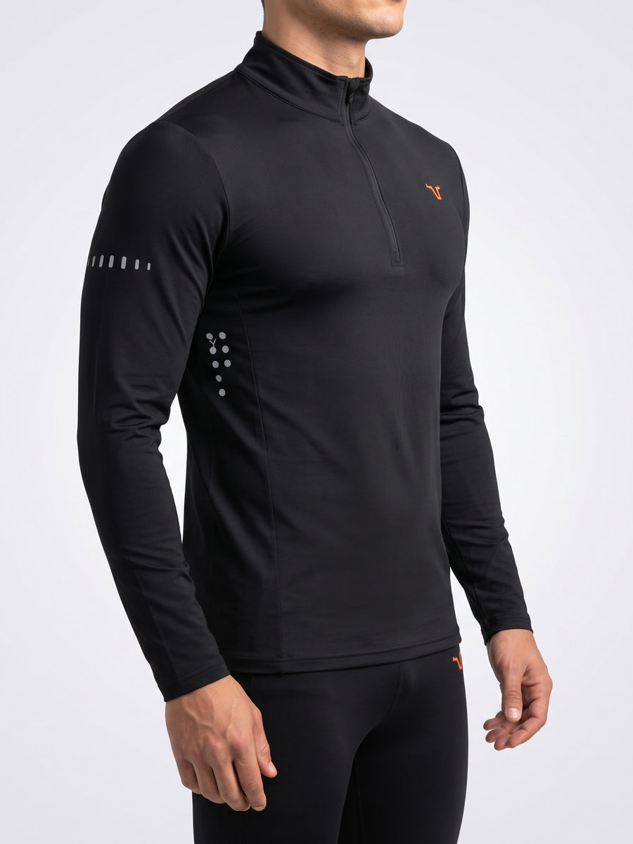 Apex Quarter-Zip - Black